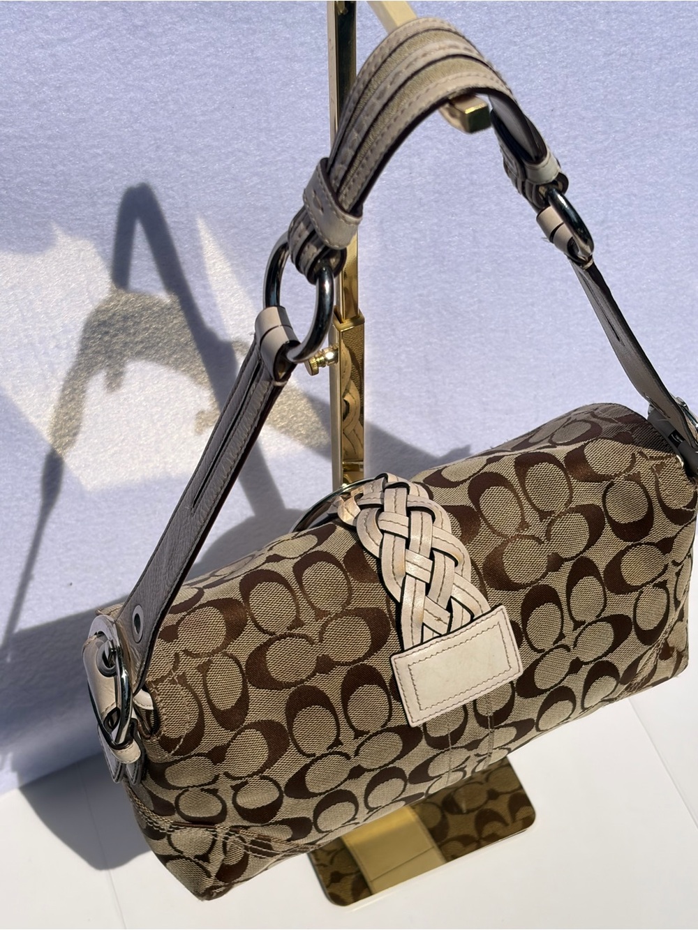 Y2K Coach Soho Signature Flap Bag Style (6314) - Gem